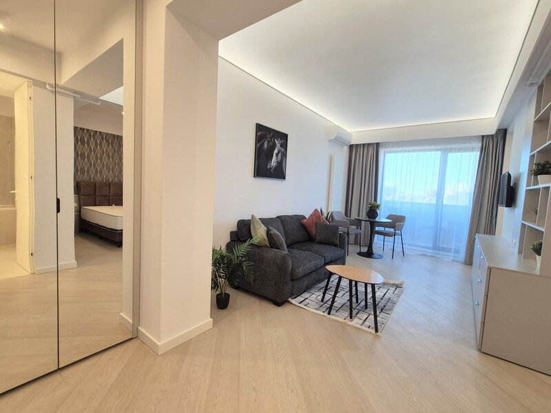 Pipera comision 0% Garsoniera 41mp prima inchiriere Cortina North, loc parcare subteran